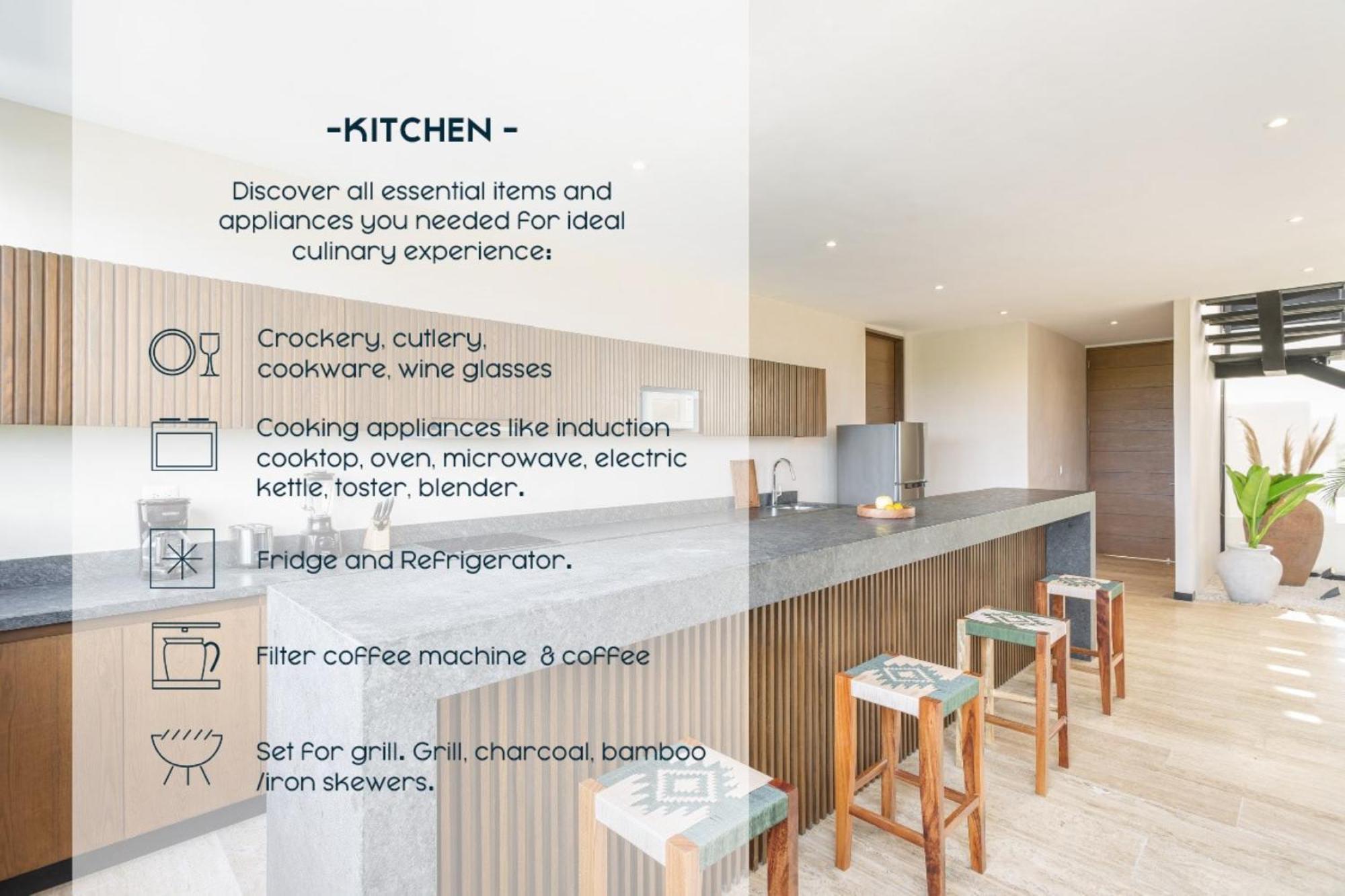 Extraordinary 2Br Apartment In Fully Equipped Hotel In Tulum Eksteriør billede
